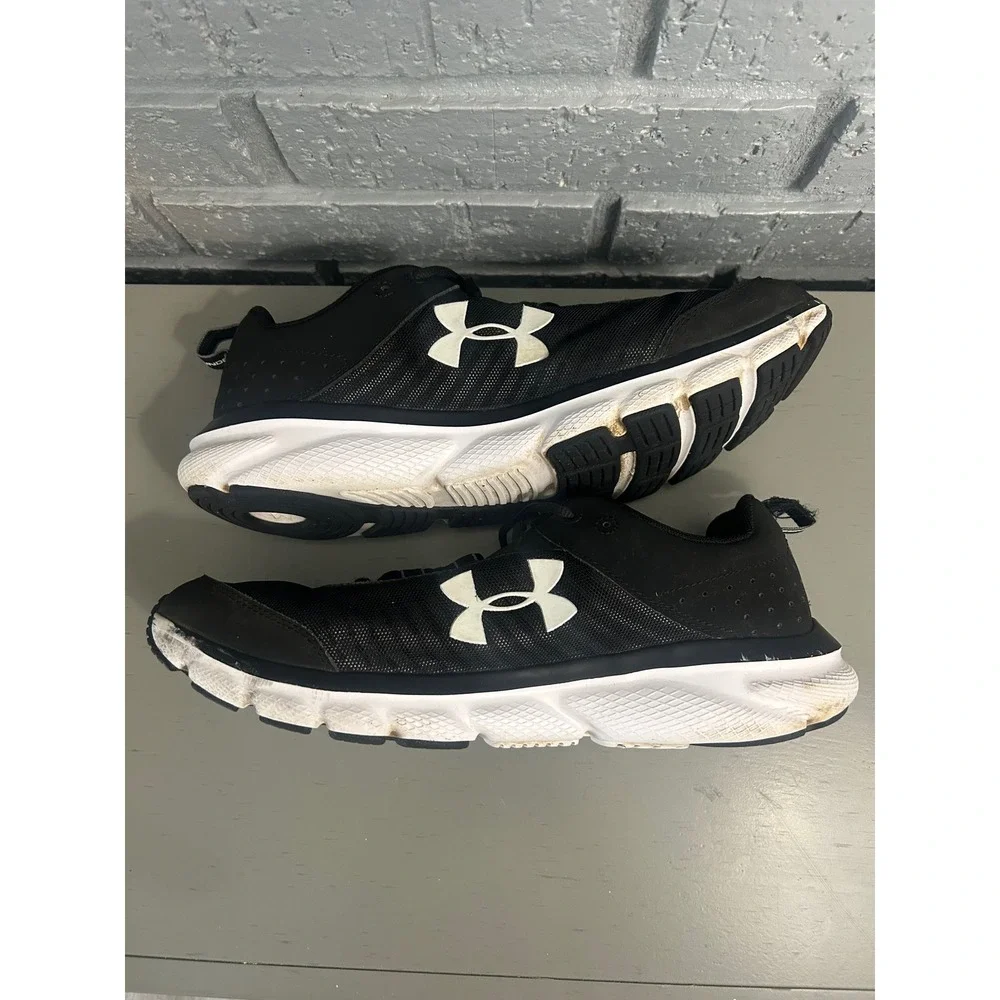Under Armour Black Charged Assert 8 Shoes Mens 11.5 Running Sneakers 3021952